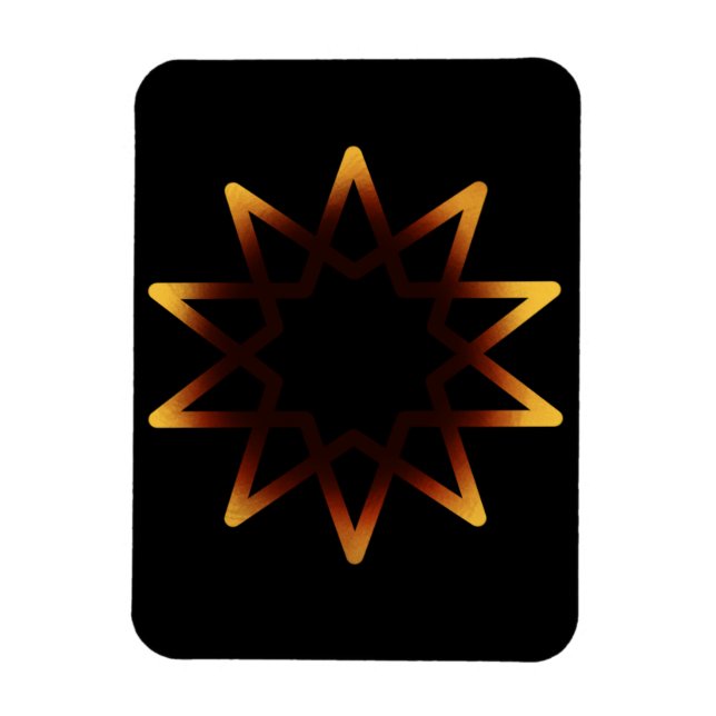 Íman Tree Of Life Fiery Orange Symbol Magnet (Vertical)
