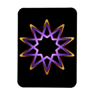 Íman Tree Of Life Purple Orange Star Symbol Magnet