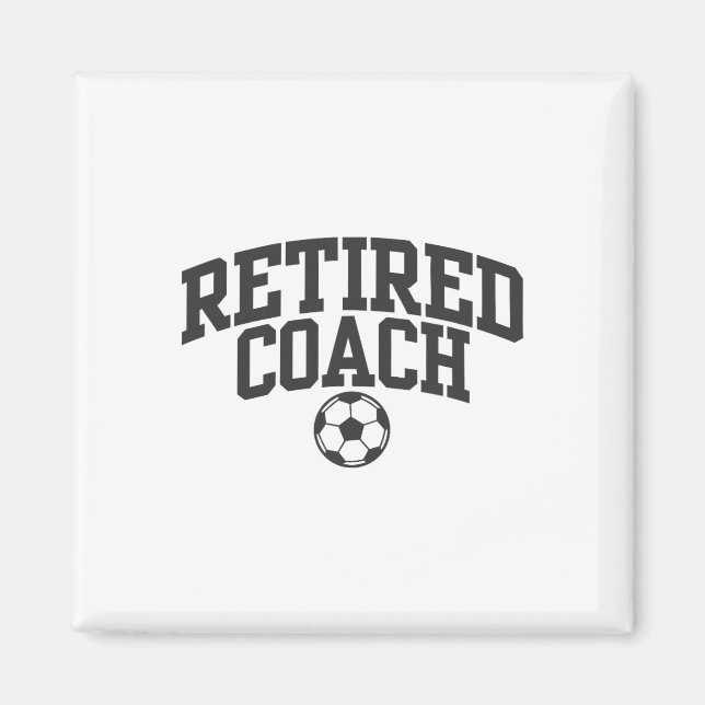 Íman Treinador Aposentado Mentor da Equipe de Futebol _ (Frente)