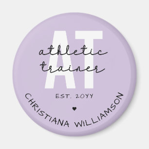 Íman Treinador atlético personalizado em atlética