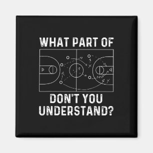 Íman Treinador de basquete, que parte do que você não e