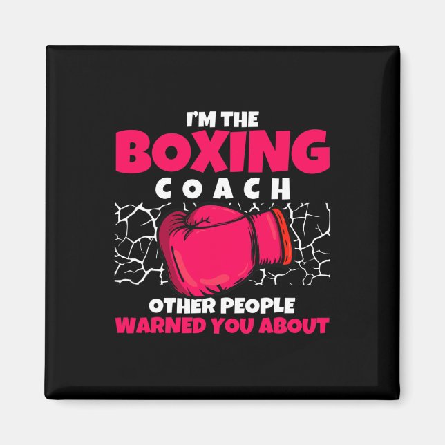 Íman Treinador de Clube de Boxe de Boxeador Kickboxing  (Frente)