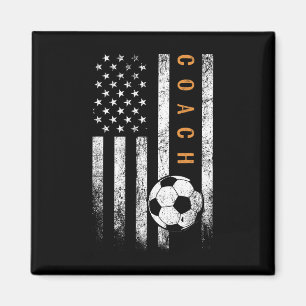 Íman Treinador de Futebol Projeto da Bandeira Americana