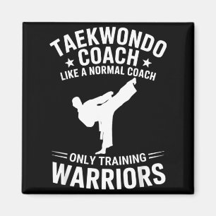 Íman Treinador de Taekwondo Como Um Treinador Normal So