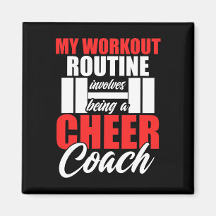 Íman Treinador de Torcida Treino Cheerleading Equipe de