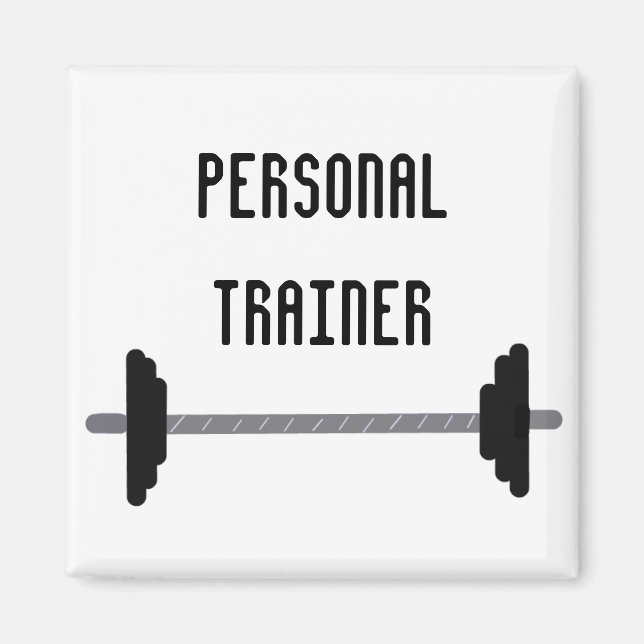 Íman Treinador Pessoal com Barra (Frente)