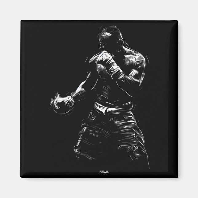 ÍMAN TREINAMENTO DE BOXE PRÁTICA DE ESPARRING (Frente)
