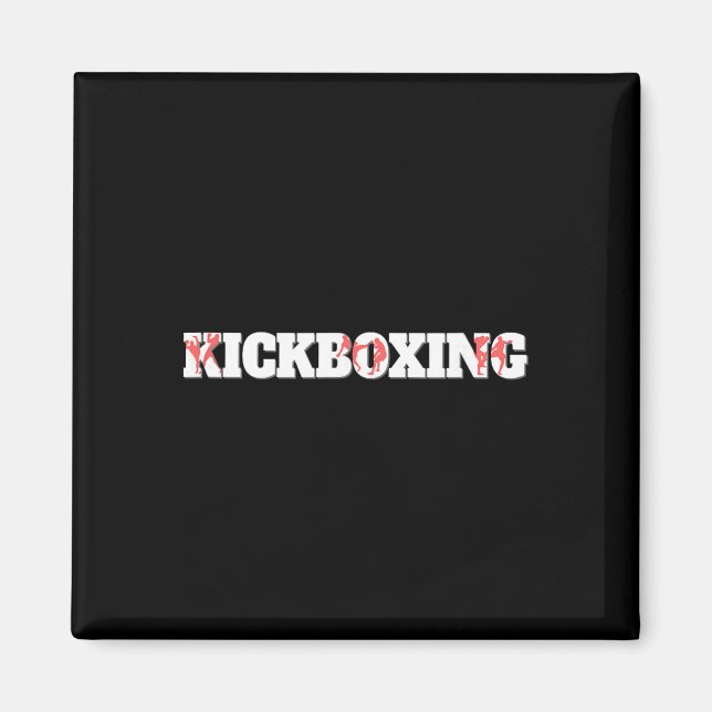 Íman Treinamento de Luta de Caixa de Kickboxing (Frente)