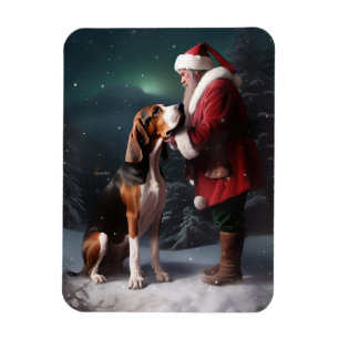 Íman Treing Walker Coonhound Santa Claus Natal