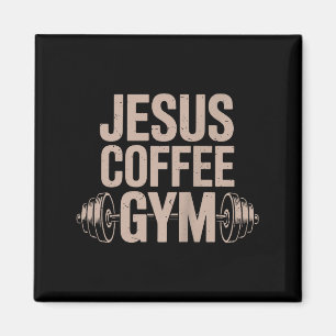 Íman Treino Cristão Engraçado Jesus Café Academia Barra