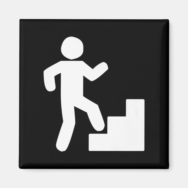 Íman Treino de Homenagem das Escadas de Subida (Frente)