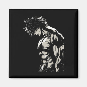 Íman Treino Motivacional de Bíceps de Personagem Mascul