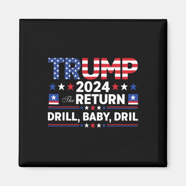 Íman Treino Trump 2024 Por  (Frente)