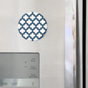 Íman Trellis, Latite, Quatrefoil, de cor branca e Marin