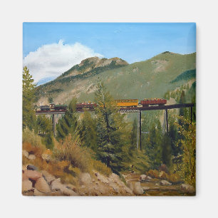 Íman Trem a Vapor Histórico de Georgetown Colorado Ma