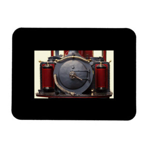 Íman Trem Azul e Vermelho 