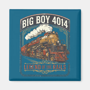 Íman Trem locomotiva a vapor Big boy 4014 vintage