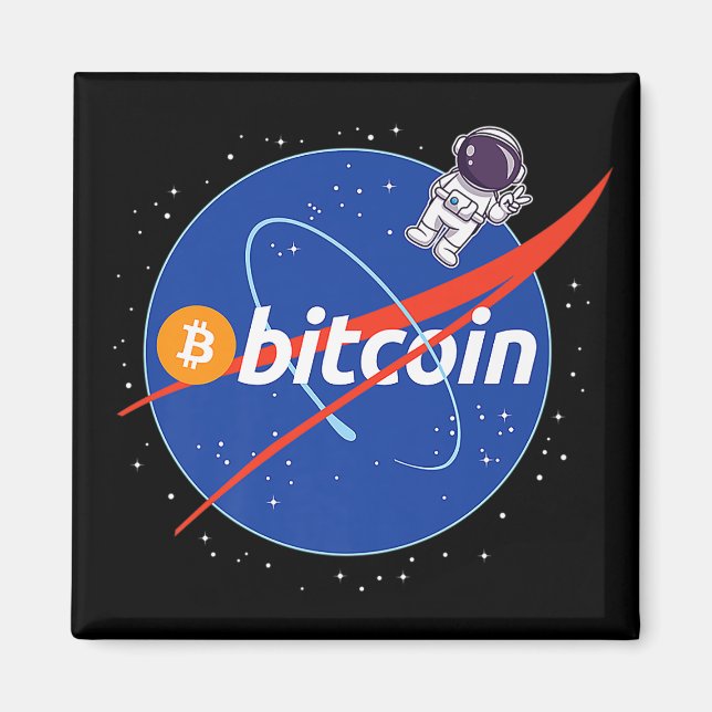 Íman Trendy Bitmoney Astronaut Space Crypto (Frente)