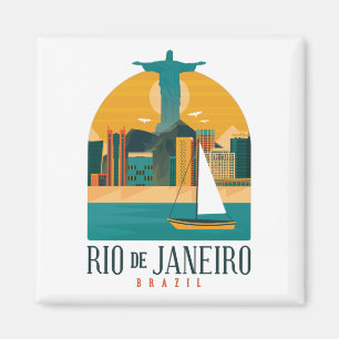 Íman Trendy Brasil Cidade do Rio de Janeiro Vintage