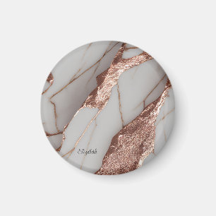Íman Trendy Copper Glitter Marble
