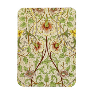 Íman Trendy Vintage Decorator Floral Wallpaper Daffodil