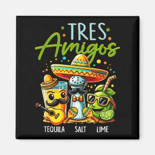 Íman Três amigos sal lime cinco de maio mexicano 