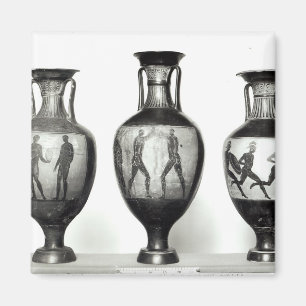 Íman Três amphorae de Panathenaic