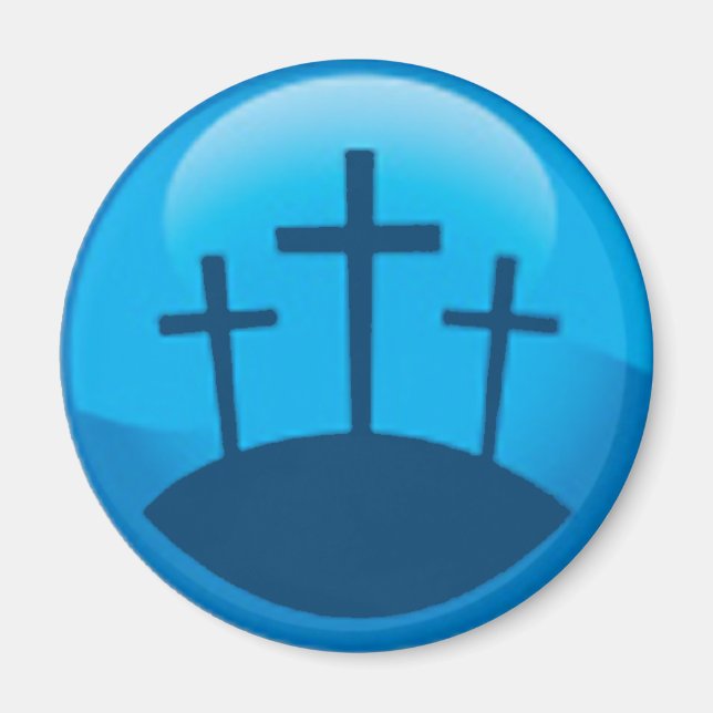 Íman três cruzes (Frente)