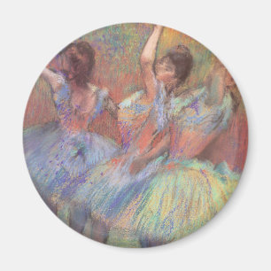 Íman Três Dançarinos de Edgar Degas, Arte Balé Vintage
