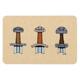 Íman Três Espadas de Viking Hilts