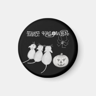 Íman Três Gatos, Abóbora e Aranha Halloween