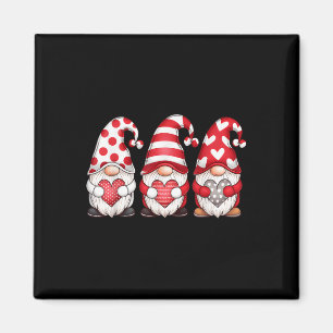 Íman Três Gnomos com Dias de os namorados Cardíacos Gi