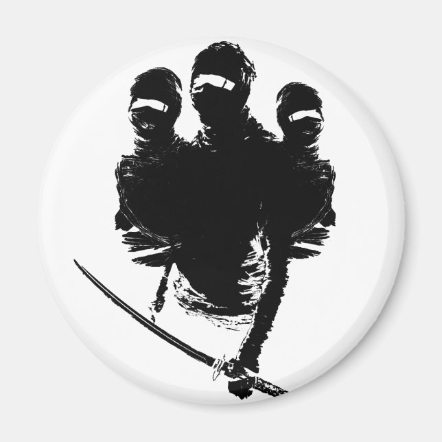 Íman tres ninjas (Frente)