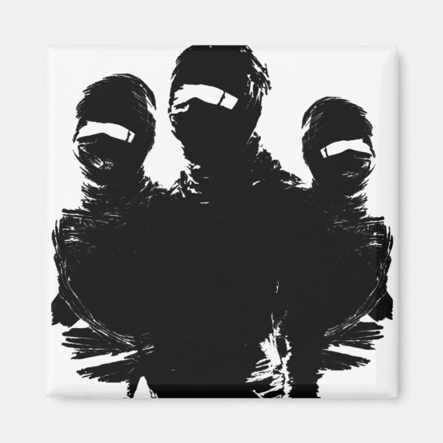 Íman tres ninjas (Frente)