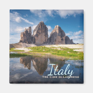 Íman Três Picos de Lavaredo/Drei Zinnen montanha Dolomi