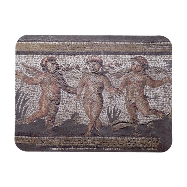 Íman Três putti dançante acompanhado de um tocando (Horizontal)