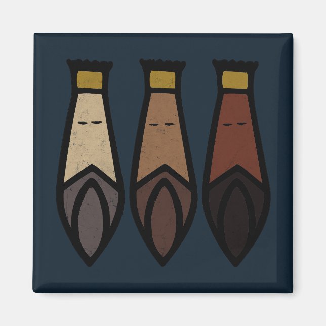 Íman Três Sábios. Los Tres Reyes Magos (Frente)