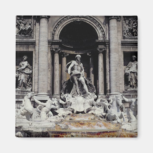 Íman Trevi Fountain, construída entre 1732 e 62 (Frente)