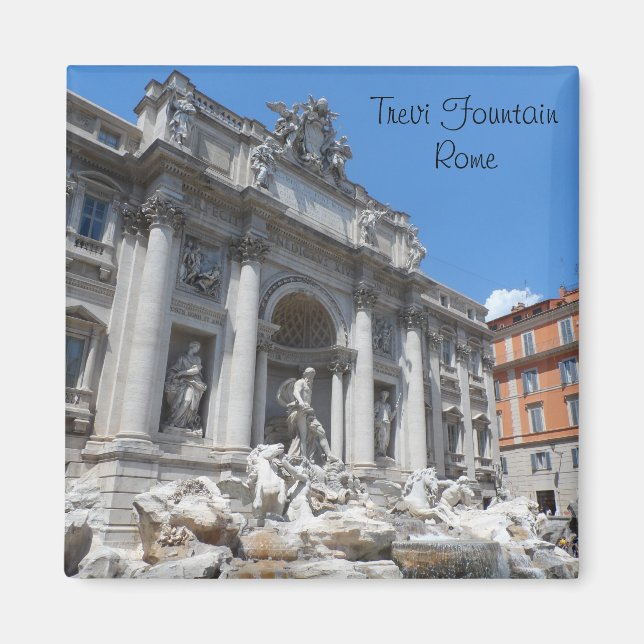 Íman Trevi Fountain - Roma (Frente)