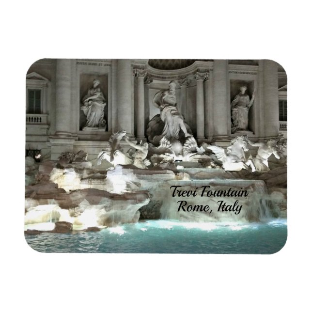 Íman Trevi Fountain, Roma Itália (Horizontal)