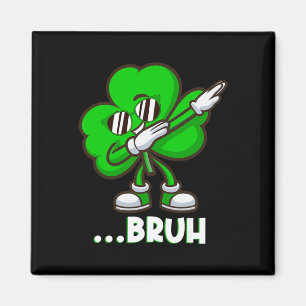 Íman Trevo de Dabbing do Bruh - Dia de São Patrício Eng