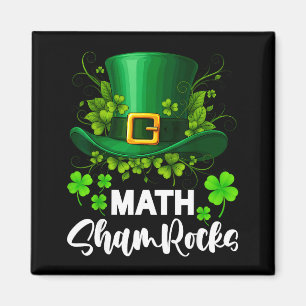 Íman Trevo de Matemática Dia de São Patrício Escola