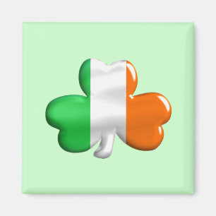 Íman Trevo irlandês da bandeira