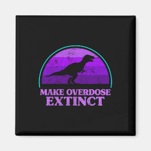 Íman Trex Dinossauro Roxo Fazer Sobredosagem Extinguir