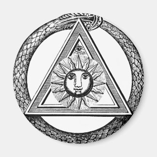 Íman Triângulo Freemason Cobra