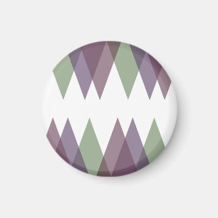 Íman Triângulos Mauve e Verde