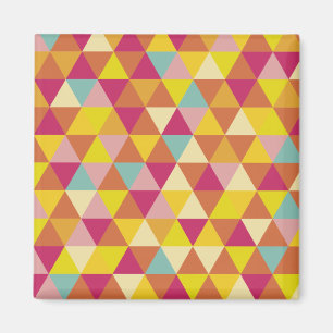 Íman Triângulos Multicolores Polígonos em Forma Geométr