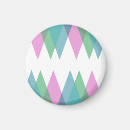 Íman Triângulos rosas e verdes
