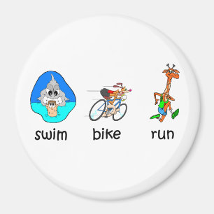 Íman Triathlon engraçado