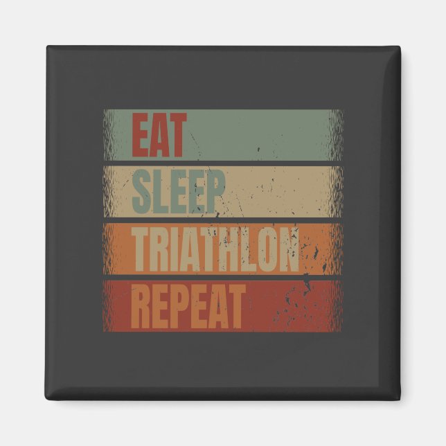 Íman Triathlon Funny (Frente)
